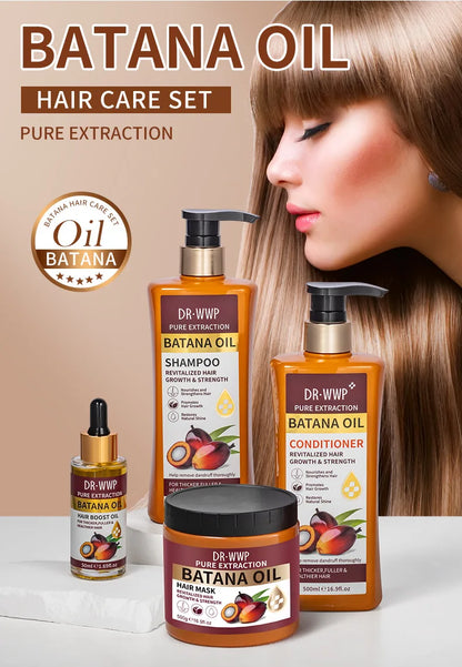 Batana Oil Shampoo & Conditioner Set (500ml)
