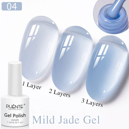 Clear 3D No Wipe Sculpture Gel Nail Polish 15ML