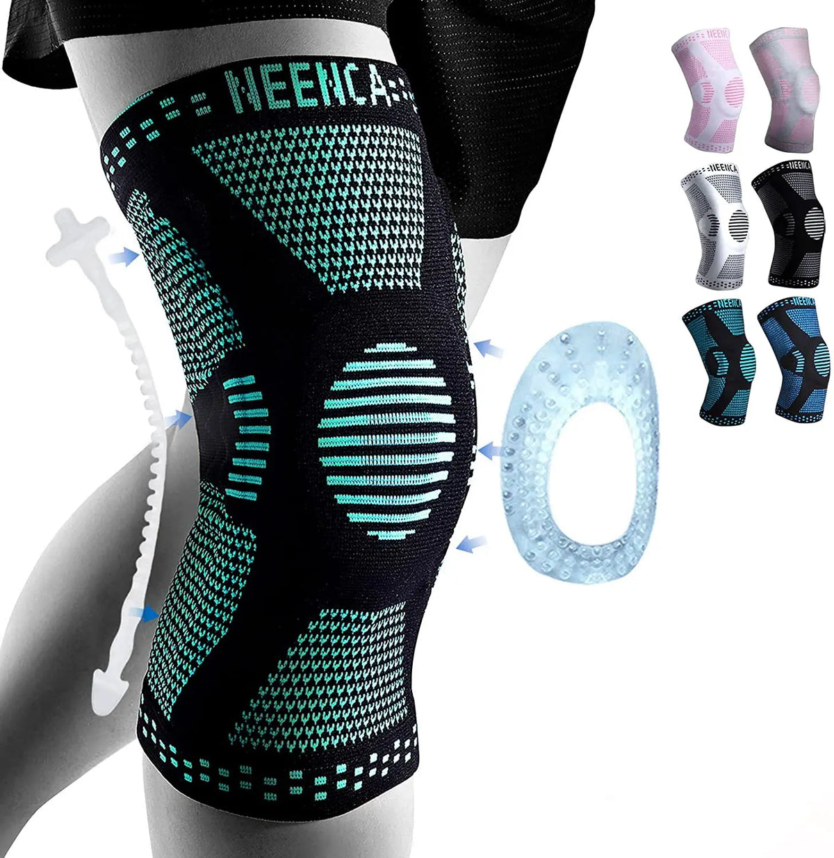 NEENCA Copper Knee Brace with Patella Gel Pad