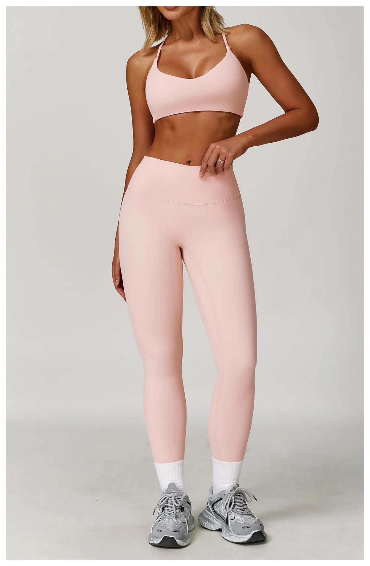Yoga Suit Sports Set for Women Long Sleeve Athletic Wear