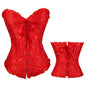 Gothic Lace Up Corset Shapewear for Women