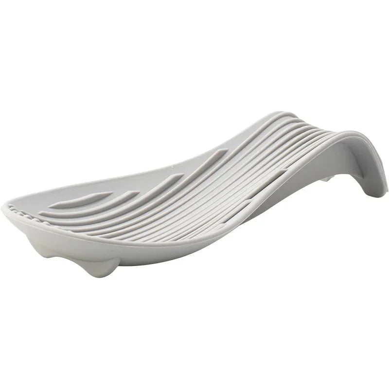 Silicone Spoon Holder and Kitchenware Tray