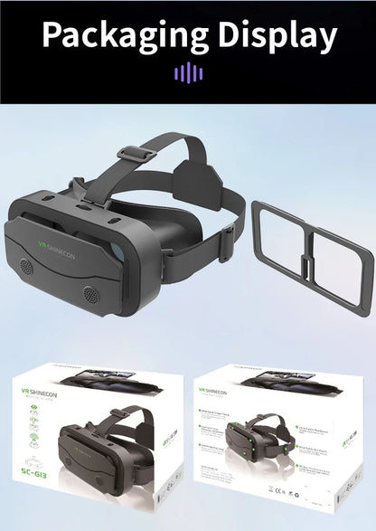 3D Virtual Reality Glasses Headset for Smartphones