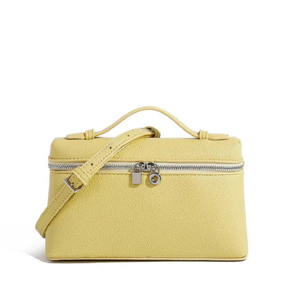 Lychee Grain Patent Leather Shoulder Bag for Women