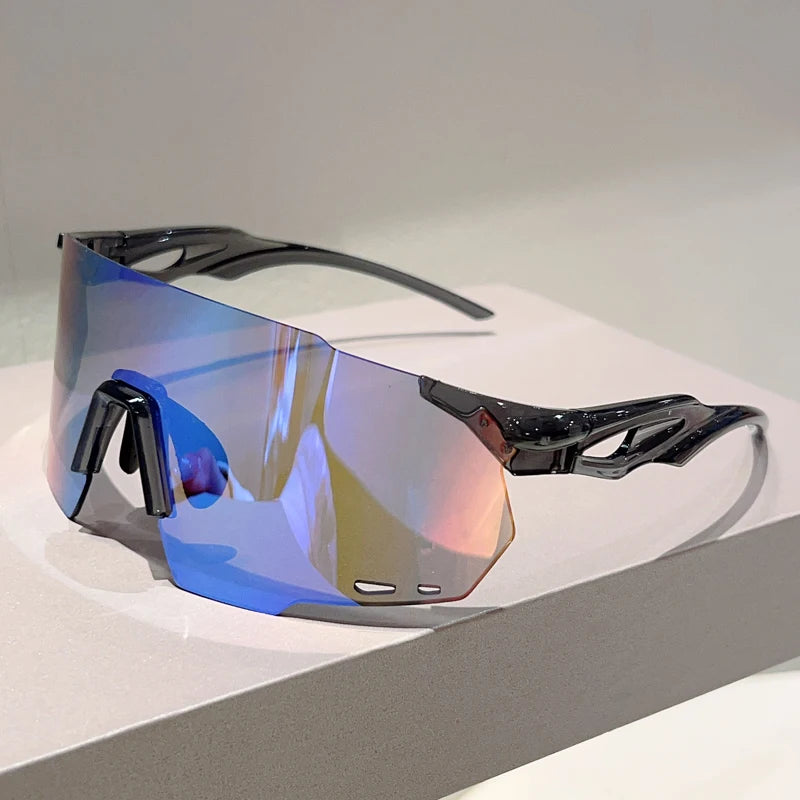 KAMMPT Rimless Oversized Sports Sunglasses