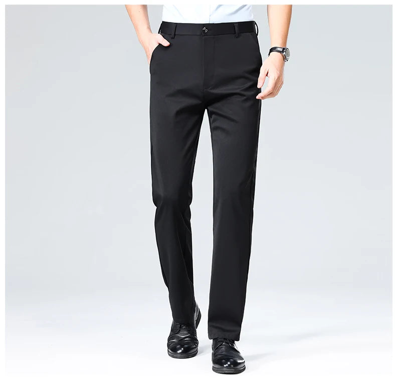 Men's Summer Casual Suit Pants Plus Size 28-42