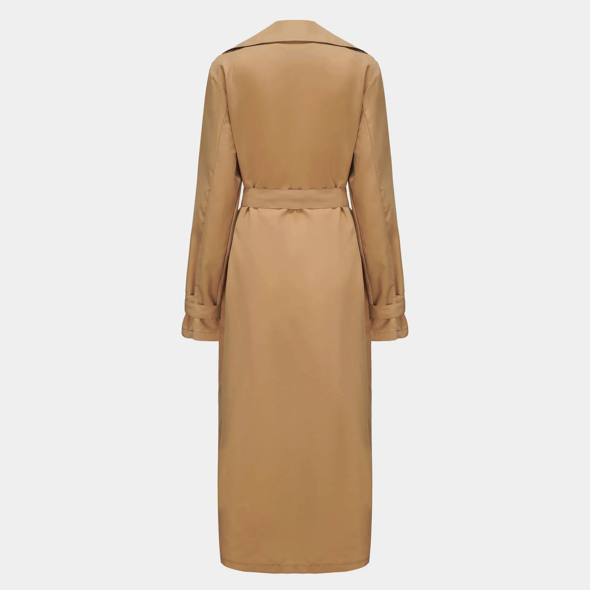 Men's Thin Trench Coat with Epaulets for Spring