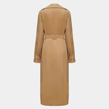 Men's Thin Trench Coat with Epaulets for Spring