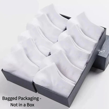 Unisex Ankle Socks Cotton Breathable Sports Black White Gray