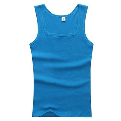 Plus Size Men Tank Tops Sleeveless Cotton Blend Vests