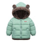 Thick Winter Jacket for Kids Hooded Cotton Outerwear
