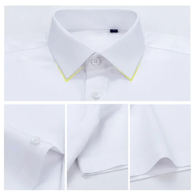 Men's Ultra-Stretch Slim-Fit Long Sleeve Shirt