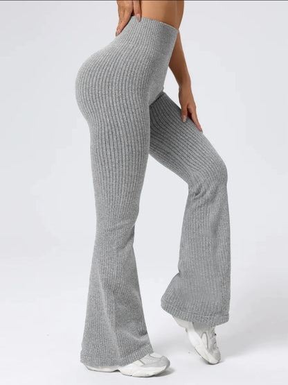 Women's High- Waist Bell Bottom Pants