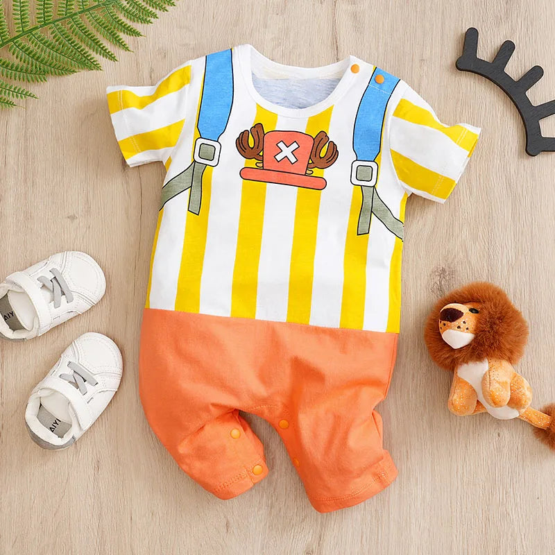 Cotton Anime Role Play Baby Jumpsuit for Summer