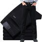 Men's Soft Stretch Black Denim Biker Jeans