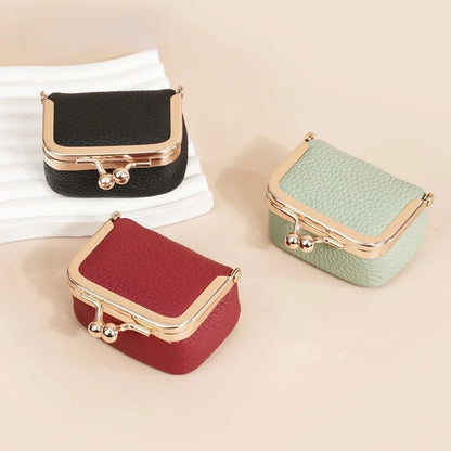 Genuine Leather Coin Purse Mini Small Item Bag