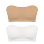 Women's Strapless Push Up Bra Removable Padded Seamless