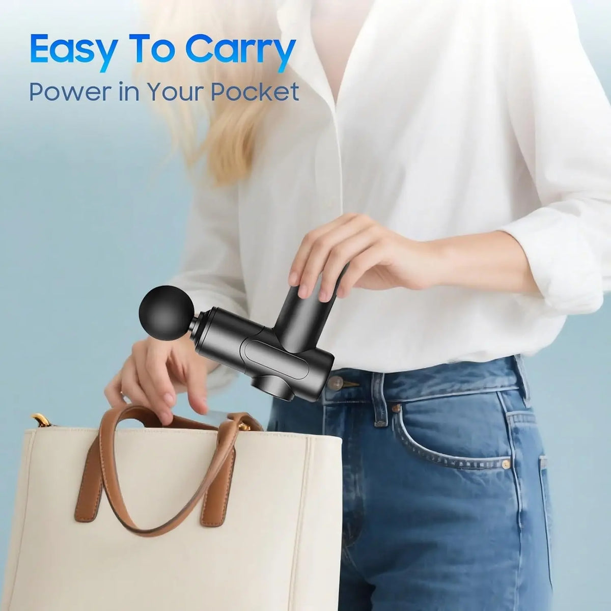 Fascia Gun for Muscle Soreness Relief with LED Screen