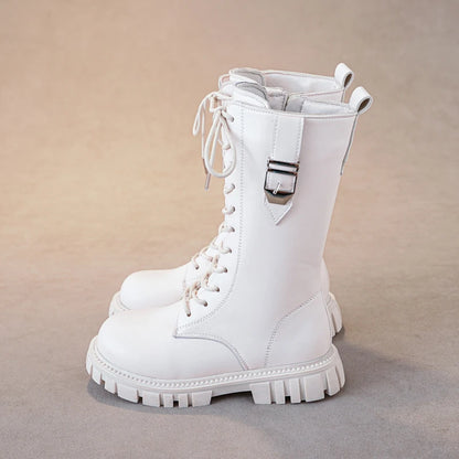 Elegant Zipper Baby Girl Casual Fashion Boots