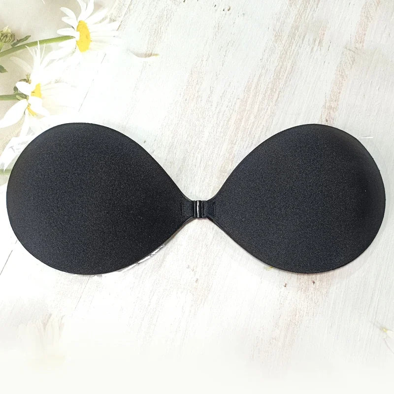 Silicone Push Up Bra for Women Strapless Natural Color