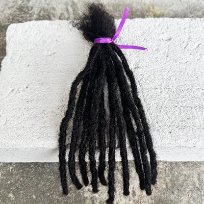 Handmade Human Hair Dreadlock Extensions 50 Strands 6-20 Inch