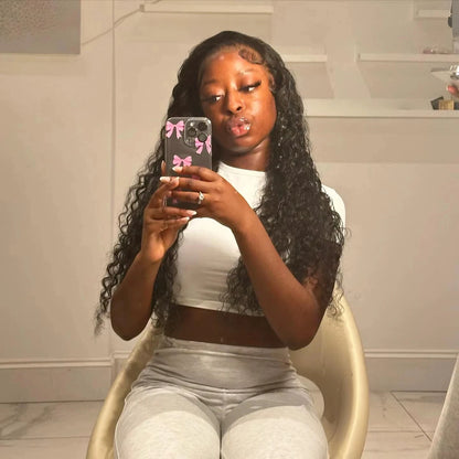 Jerry Curly 13x6 HD Lace Front Human Hair Wig 40 Inch