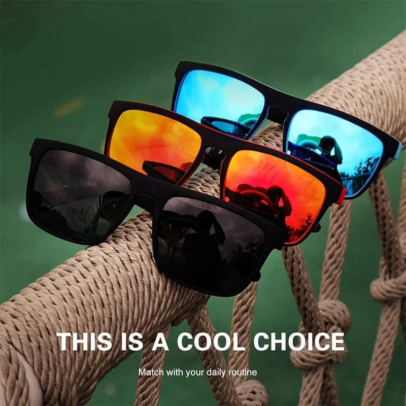 Square Polarized Sunglasses for Men and Women