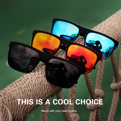 Square Polarized Sunglasses for Men and Women