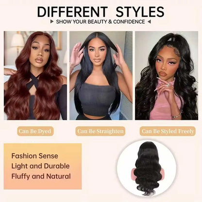 250% Body Wave Human Hair Wig 13x4 13x6 Lace Frontal