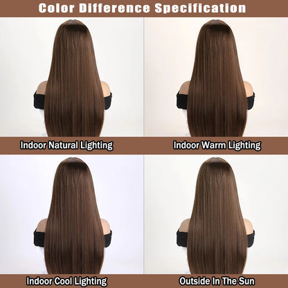 26 Inch Long Straight Synthetic Wig for Women