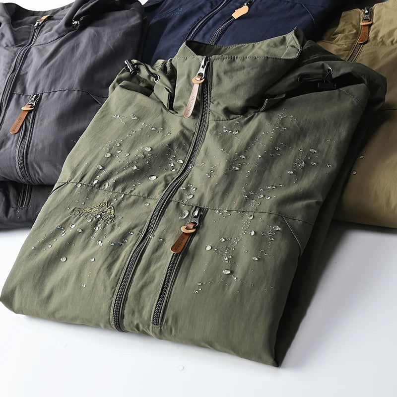 Men's Tactical Waterproof Windbreaker Jacket