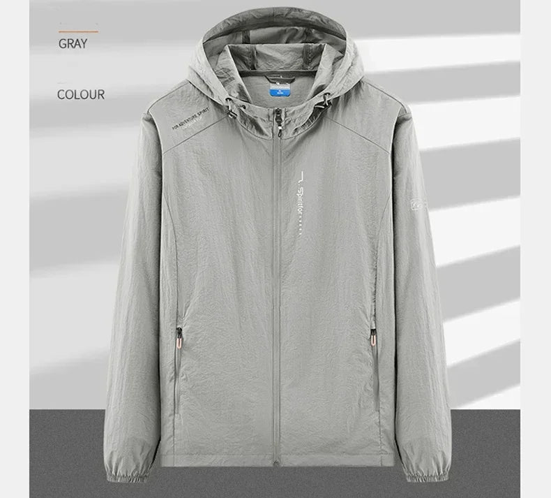 Men's UV Protection Quick Dry Windbreaker Jacket