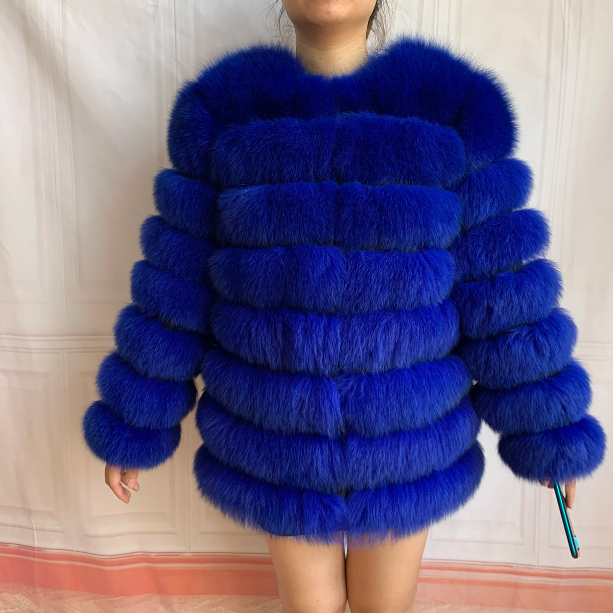 4in1 Real Fox Fur Coat for Women