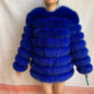 4in1 Real Fox Fur Coat for Women