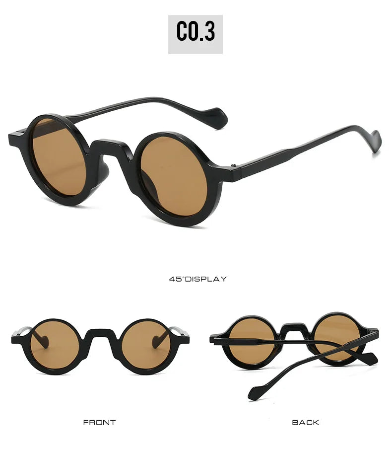 Retro Round Sunglasses for Casual Travel