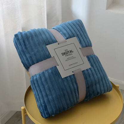 Coral Velvet Blanket Plush Soft Warm Throw