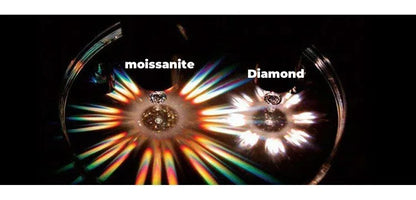 Moissanite Pendant Necklace 925 Sterling Silver Women