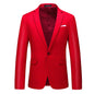 Bright Green Men's Blazer, Polyester Slim Fit Jacket