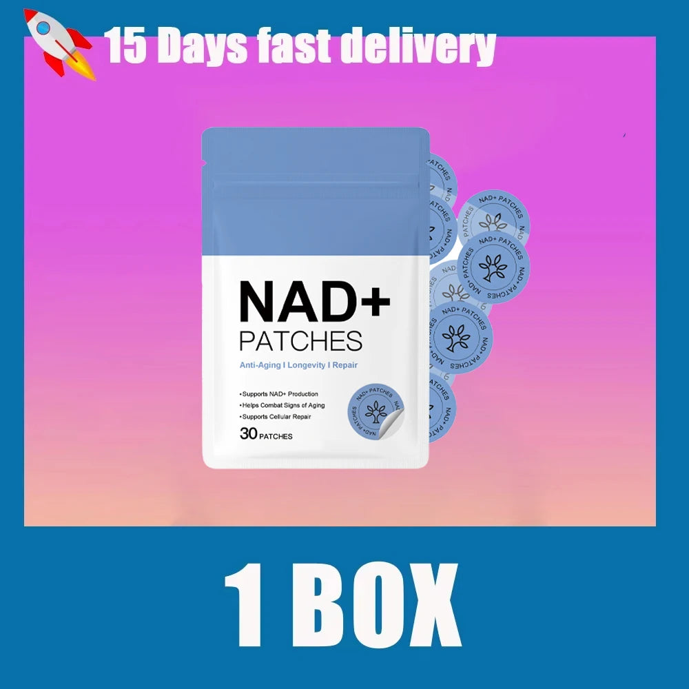 30PCS NAD+ Body Management Patch Skin Friendly Support Sticker