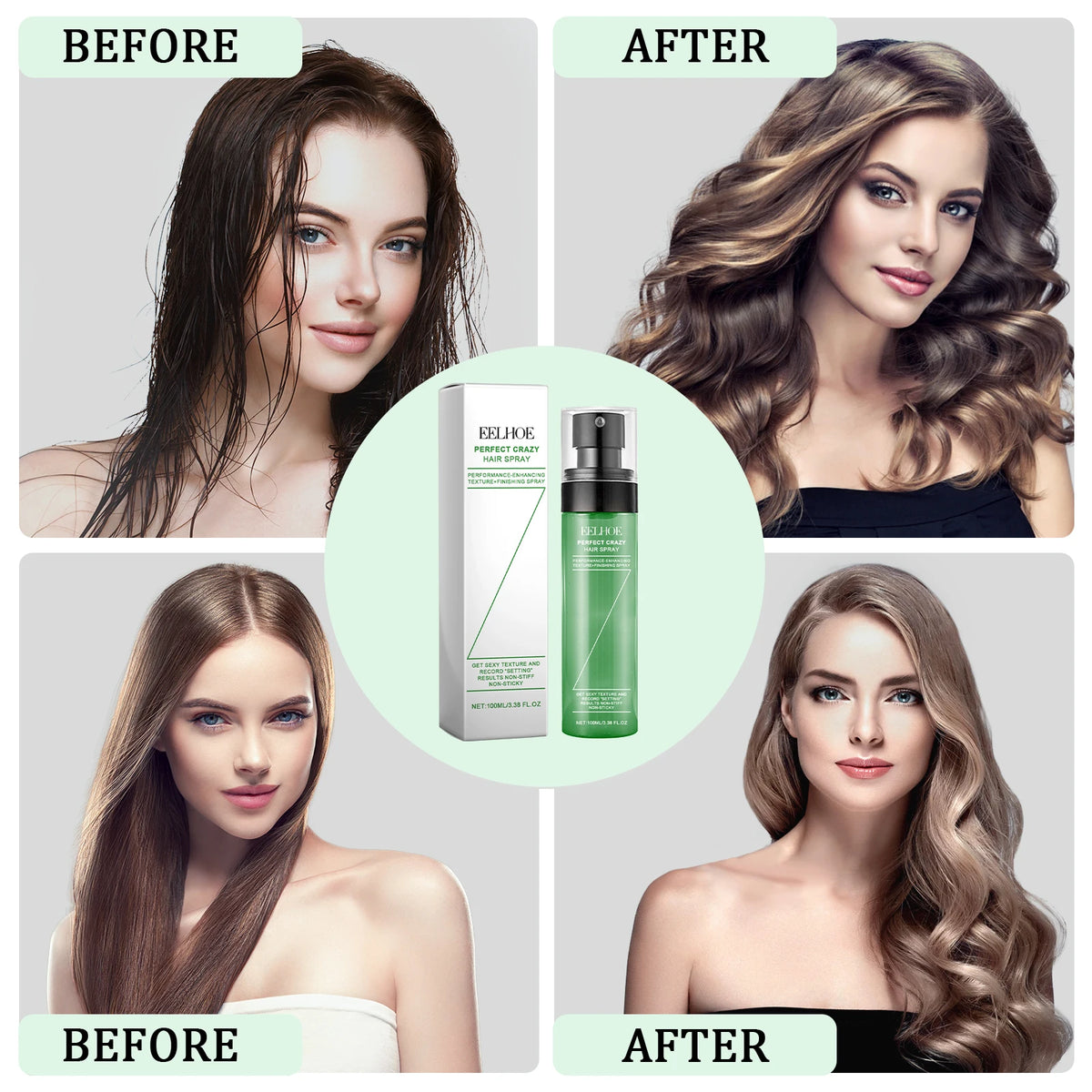 Eelhoe Hair Fluffy Styling Spray 100ML Nourishing Spray