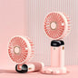 Portable Rechargeable Handheld Fan with LED Display