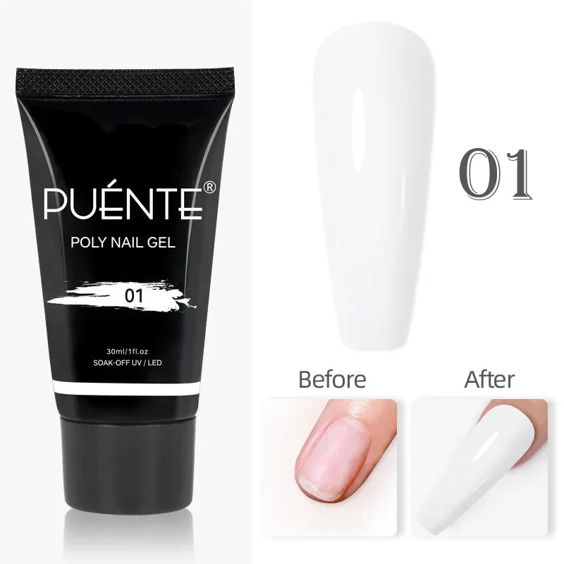 Clear 3D No Wipe Sculpture Gel Nail Polish 15ML