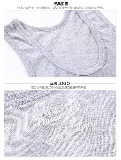 Men's Cotton Casual Sleeveless Vest for All Seasons