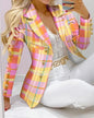 Paisley Butterfly Blazer Suit and Pants Set for Women