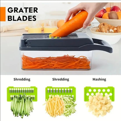 Vegetable Chopper Mandoline Slicer with Container