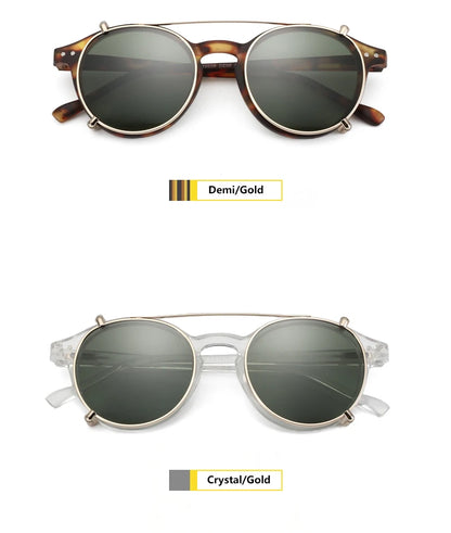 ZENOTTIC Clip-On Polarized Sunglasses for Women
