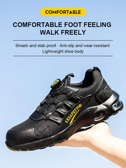 Men's Steel Toe Safety Shoes with Air Cushion