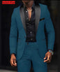 Men Slim Fit Tuxedo Suit for Weddings and Parties