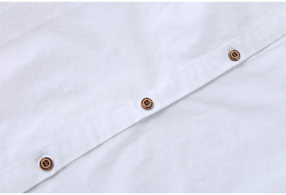 Women’s Loose White Cotton Embroidery Blouse