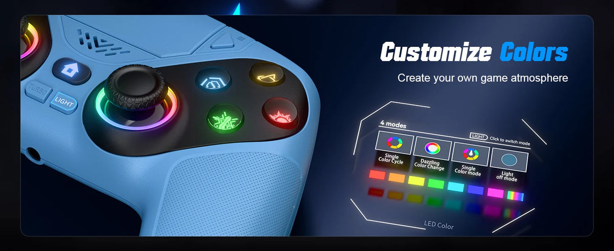 Wireless Gamepad for Playstation 5 with Turbo Function